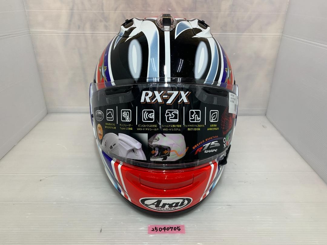 Arai RX-7X NAKANO 99 赤 ヘルメット L 25050237 Arai RX-7X Nakano Red '99 – 56design WebStore
