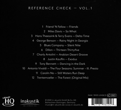 CANTON REFERENCE CHECK-VOL. NEW CD