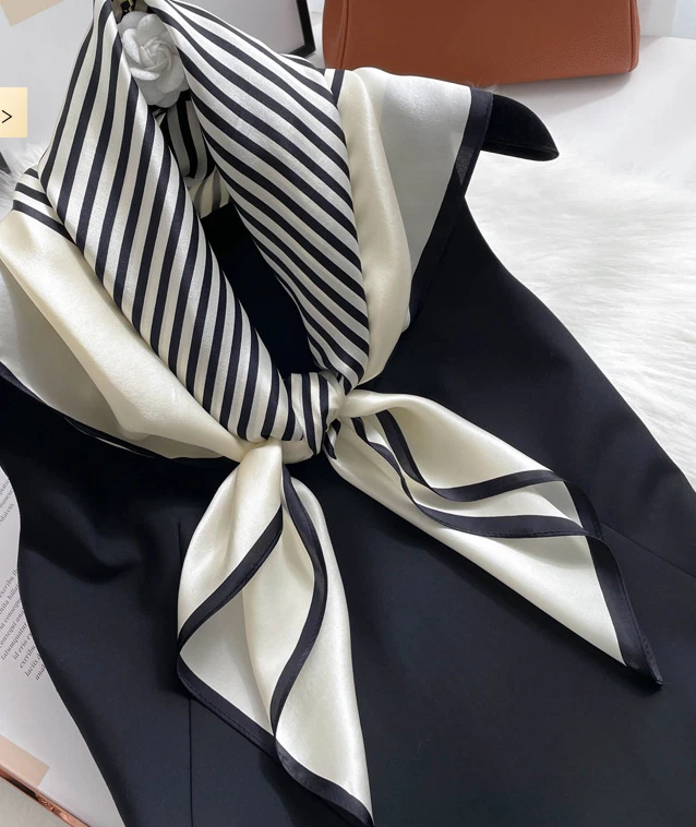 100% Silk Mulberry Bandanna coil Print Scarf Shawl 35'' Square Neckerchief new