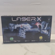 Laser X Double Blasters Real-Life Laser Gaming Experience Set, Ages 8