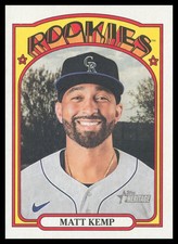 2021 Topps Heritage #348 Matt Kemp Colorado Rockies Baseball Card