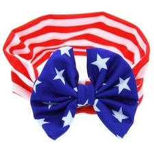 Baby Toddler Headband Stripe Stars 4th Of July Hair Band Accessories Headwear