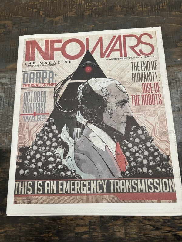 Infowars The Magazine 3 Issue Lot! 