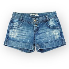 Express Jeans Vintage Blue Jean Shorts Size 2 Excellent Condition, CUTE 