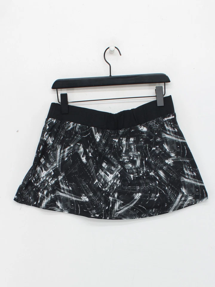 Adidas Women's Midi Skirt M Black Elastane with Polyester, Nylon Midi Skort - Image 2 of 4