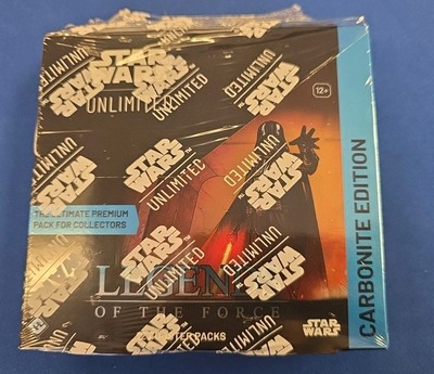 legends of the force carbonite booster box Star Wars Unlimited Legends Of The Force Carbonite Edition Factory Sealed  Box