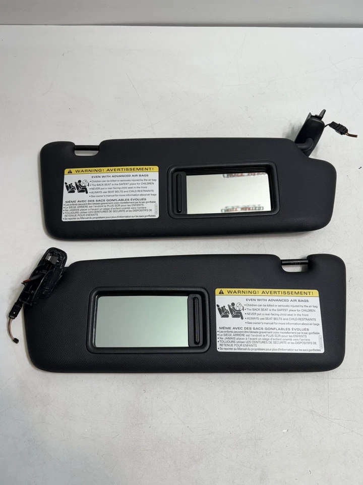 2016 2017 2018 AUDI Q3 SPORT SUNVISOR DRIVER PASSENGER SET 8UO857551 OEM CLEAN! - Imagem 2 de 4
