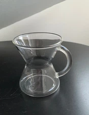 Chemex Coffee Mug Hand Blown Glass Clear