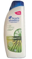16,52€/L - 6X Head & Shoulders Shampoo Sebum Regulator - Pure Intense - 625Ml