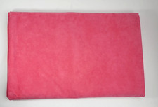 Pink Faux Suede Fabric 46x66 Upholstery Crafting Machine Washable