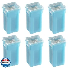 ALLECIN 20A Square Auto Fuses 20AMP Tall Standard Profile Box Shaped Automoti