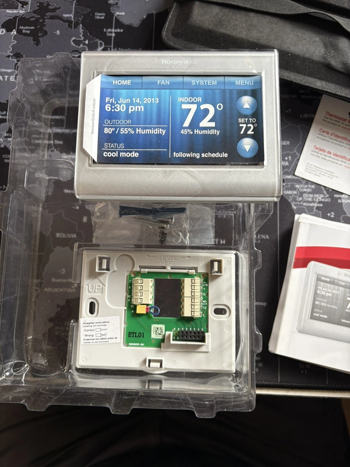 Honeywell Home Wi-Fi Smart Color Thermostat RTH9580WF