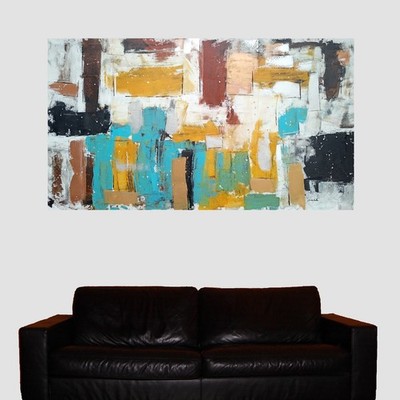 Original XXL Künstler Gemälde signiert WEHL Modern Kunst Art Malerei groß