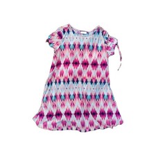 Women's Size Plus 2X Bobbie Brooks Geometric Print Short Sleeve Dress