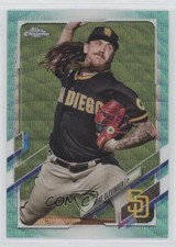2021 Topps Chrome Aqua Wave Refractor 37/199 Mike Clevinger #130 02qo