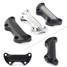1" Handlebar Riser Top Clamp Cover Fit Harley Sportster Softail Dyna 3 Colors