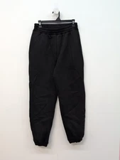 Comfrt Elastic Waist Fleece Jogger Mens Sweatpants Size Medium Black