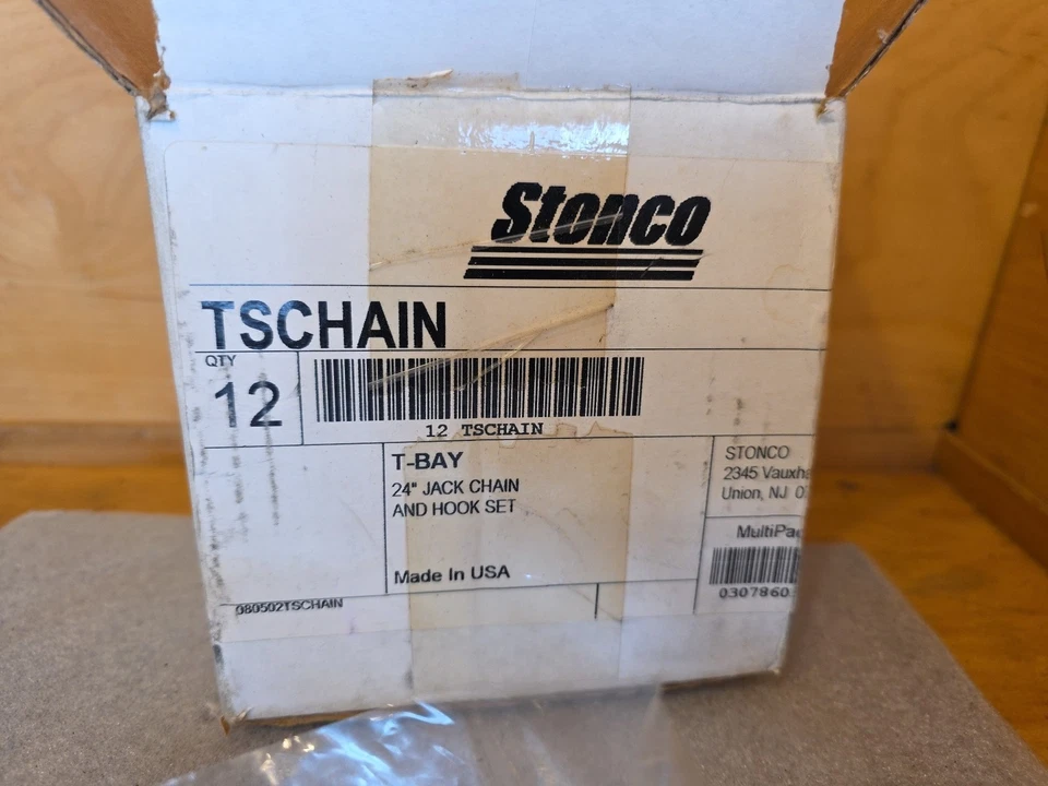 Stonco TSCHAIN T-Bay 24" Jack Chain & Hook Set ‐ QTY 12 - Image 4 of 4