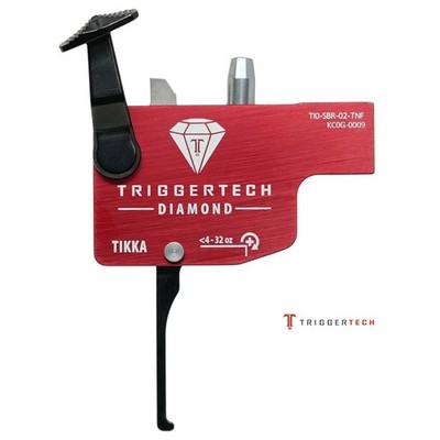 TriggerTech Diamond Trigger Tikka T3/T3x/T1x Single-Stage, Flat #TI0-SRB-02-TNF