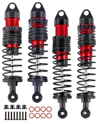 hopsupRC Full Aluminum Big Bore RC Shocks Absorber Damper Upgrades Part for 1...