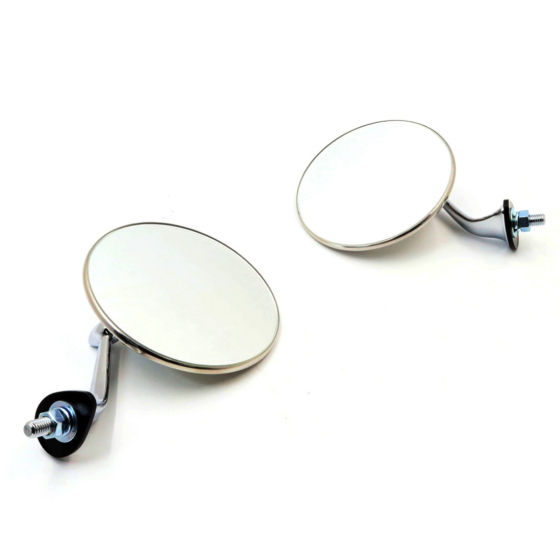 Ferrari 365 1966-1973 Left, right Side mirrors Pair Chrome