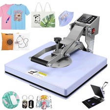 AKEYDIY Heat Press, 15x15 Slide Out Heat Press Machine for T Shirts, Digital