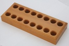 Hardwood Plier Rack With 16 Holes For 8 Sets Of Pliers Hardwood Plier Rack With 16 Holes For 8 Sets Of Pliers