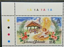 SOLOMON ISLANDS 1995 SG845 $1.45 CHRISTMAS  -  MNH