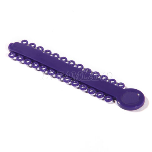 1040 Stck. Ligaturkrawatte Zahnkieferorthopädie Ring Elastisch Latexbänder 45 Farben - Bild 170 von 496