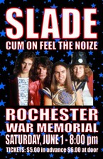 SLADE REPLICA 1974 CONCERT POSTER