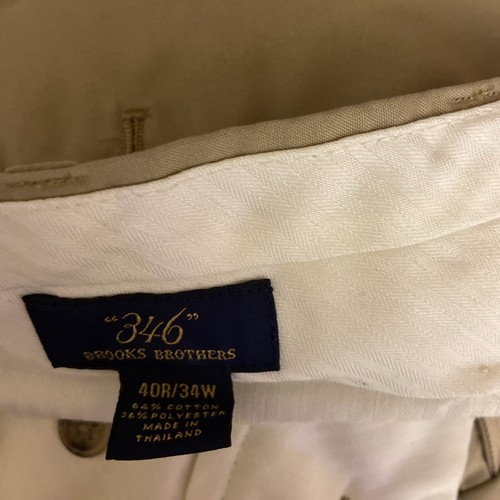 346 Brooks Brothers Hose Herren 40R 34 W Golfhose Schule College " - Bild 11 von 17