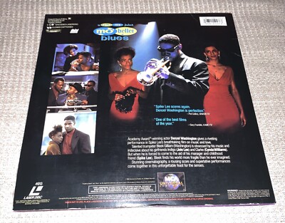 Mo' Better Blues (Laserdisc) 2-Disc DENZEL WASHINGTON SPIKE LEE