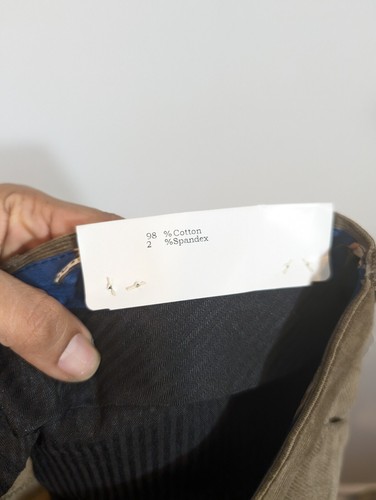 Pantalone uomo Lauren Ralph Lauren marrone velluto a coste gamba dritta 32x30 lavoro business - Foto 10 di 10
