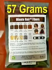 Hair Fibers 57g Refill Black Brown Blond Gray White Auburn Minute Hair™ Filler 