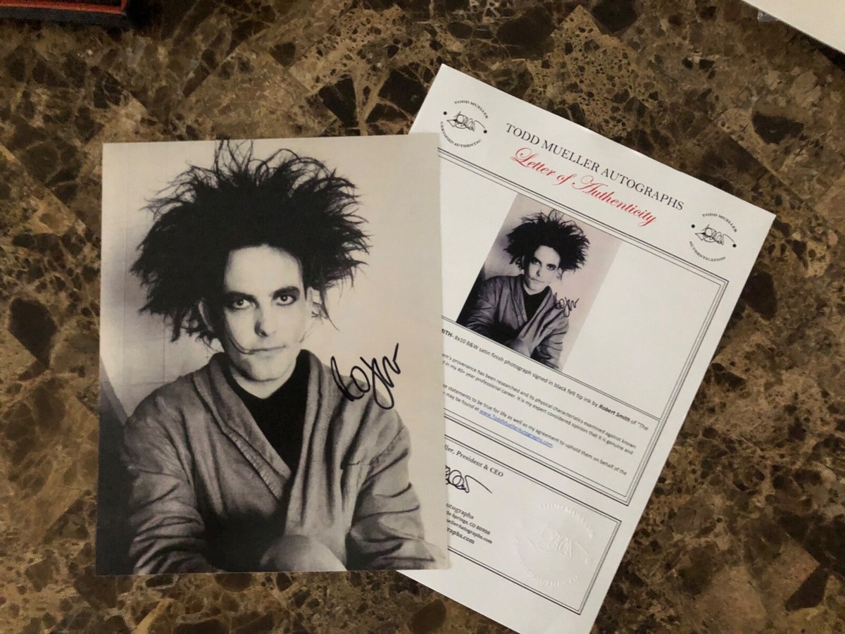 The Cure Hand Signed Autographed 8 x 10 PHOTO By ROBERT SMITH