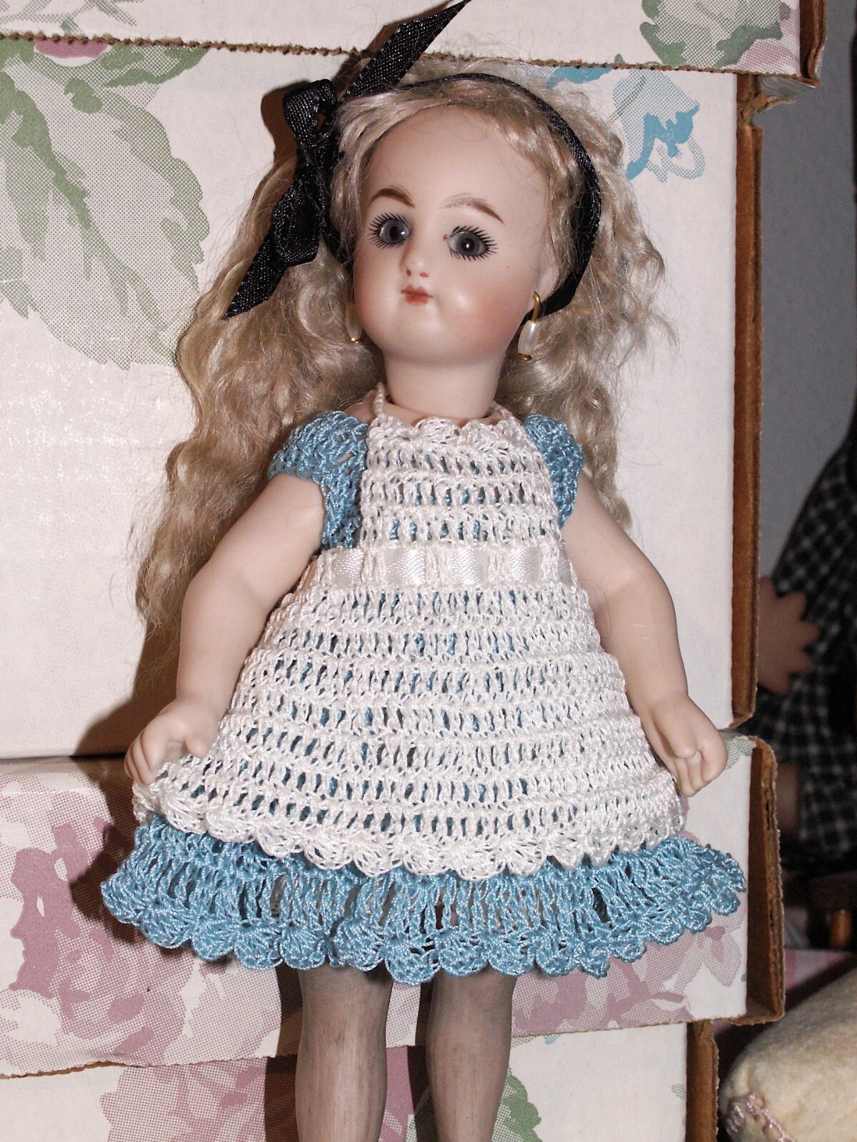 Alice in Wonderland Set for 6.5" 7" Antique Bisque Doll French