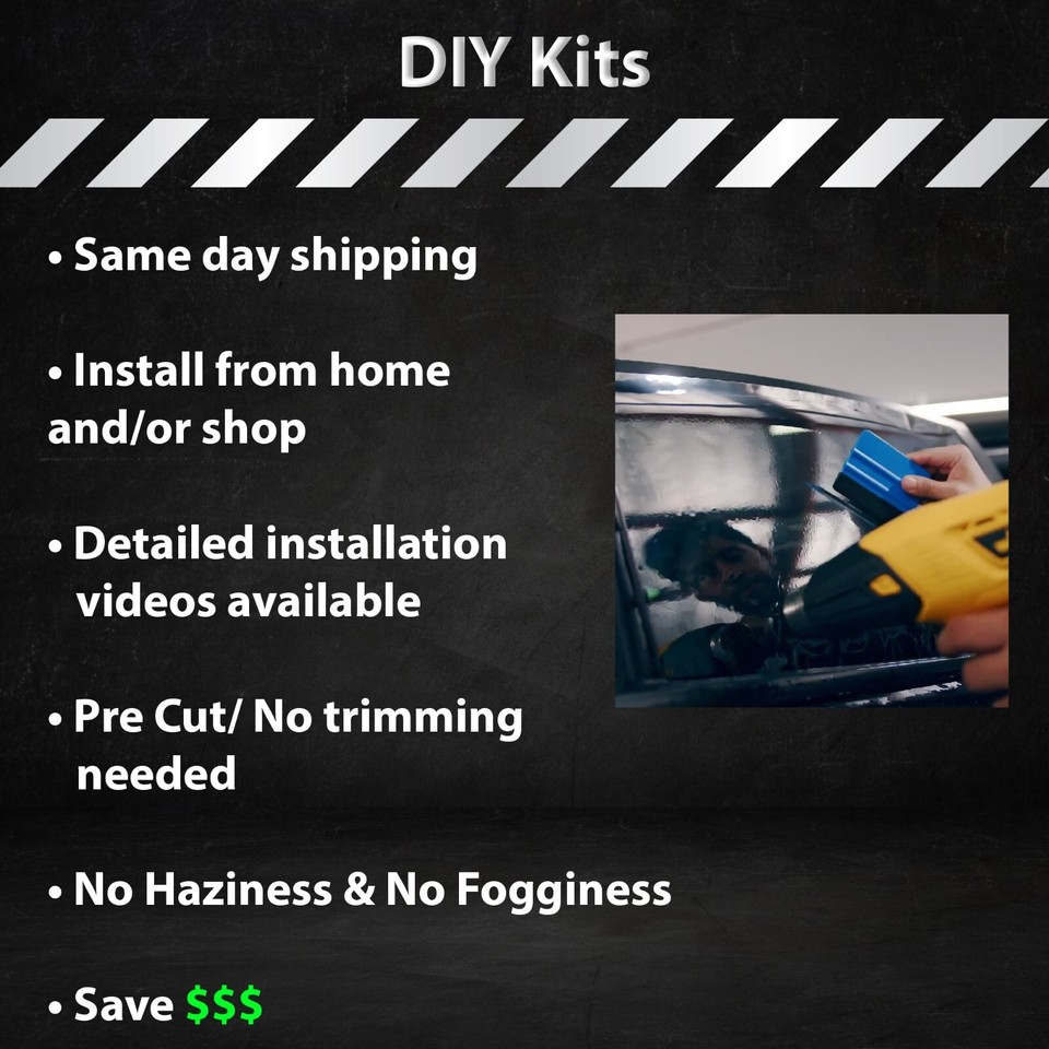 Nano Ceramic Window Film Any Tint Shade Precut Front Side Glass
