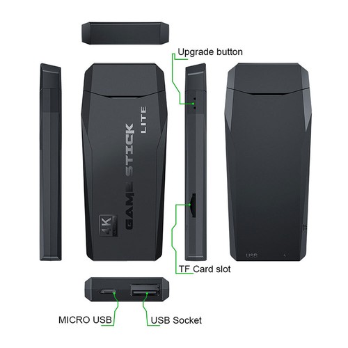 Console Videogiochi Retrò 40000+ Giochi TV Stick 64G 4K HDMI 2Wireless Controller - Foto 13 di 15