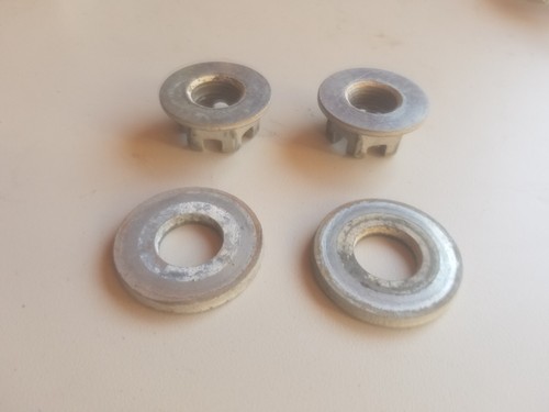 YFZ450 YFZ 450 RAPTOR 660 YFM BANSHEE AXLE CASTLE NUTS & WASHERS 95707-10500-00 - Picture 8 of 10