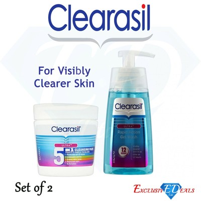 clearasil deep cleansing pads