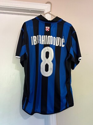 Nike XL 08-09 Inter Milan Home Soccer Football jersey #8