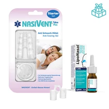 Nasivent Value Pack 1 - Nasivent Tube Plus Starter Set + liponasal