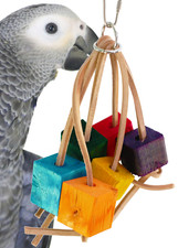 1965 Block Spider Bird Toy parrot cage toys cages african grey amazon conure