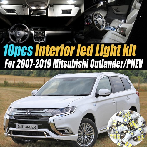 10pcs LED Interior Light Upgrade for Mitsubishi Outlander