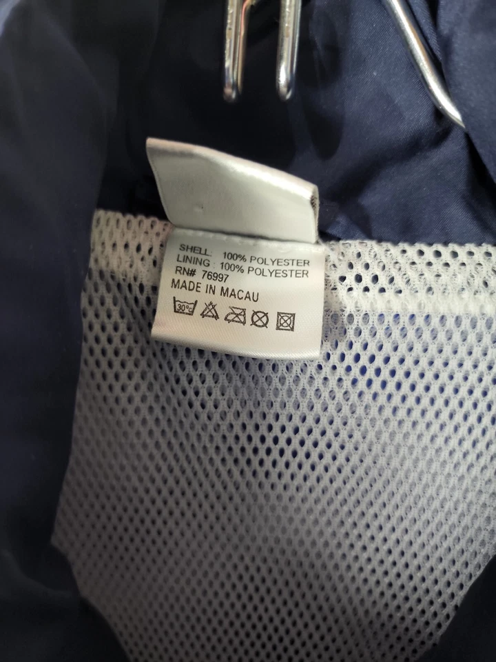 Chaqueta cortavientos Brooks para hombre M azul reflectante con forro de malla ventilada para exteriores Foto 4 de 4