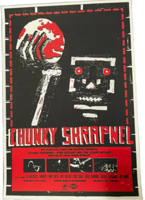Chunky Shrapnel King Gizzard Film large screenprint poster cyborg han tyumi  | eBay