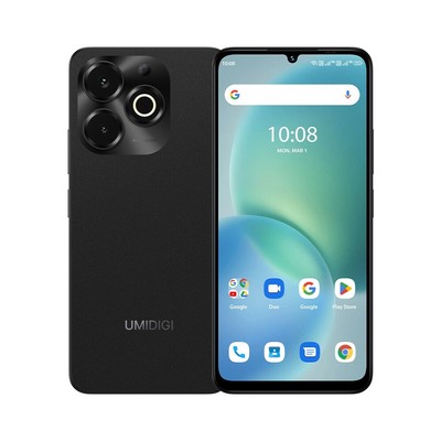 UMIDIGI G9x Smartphone, Android 14 Go, 8GB RAM (4+4) + 128GB/1TB, Display 90Hz, 5000mAh, Nero