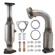 16299 For 2003-07 Honda Accord 2.4L Exhaust Front Flex Pipe &Catalytic Converter