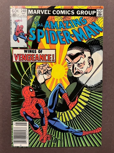 Amazing Spider-Man #240 (1983) Newsstand Vulture appearance VG/FN range chip