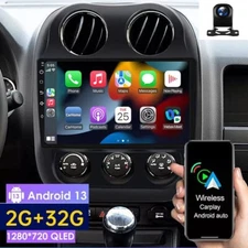 For Jeep Compass Patriot Car Stereo Radio GPS Android 11 Head Unit WiFi CarPlay